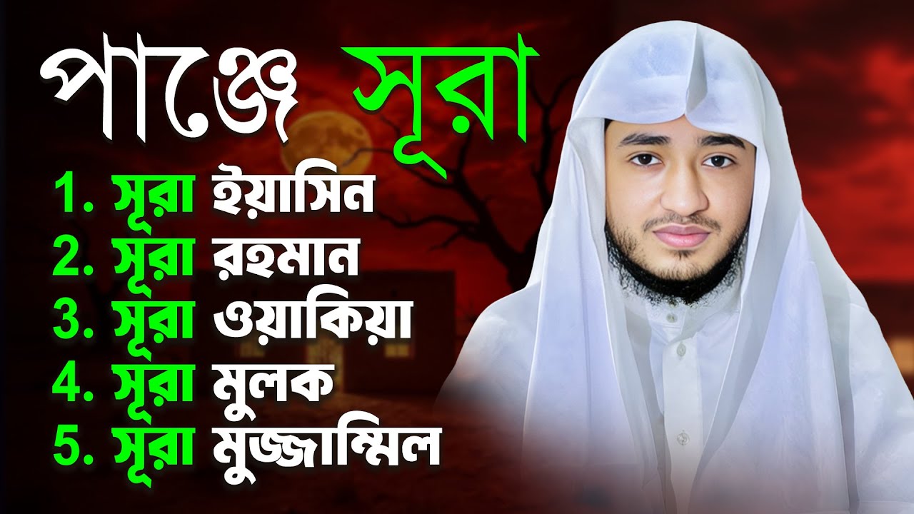 Panj Surah | পাঁচ সূরা | Qari Abu Rayhan | হৃদয় ছোঁয়া কুরআন তিলাওয়াত