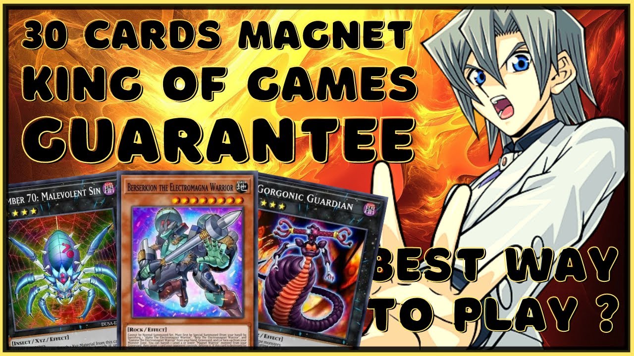 MAGNET WARRIOR DECK DUEL LINKS KING OF GAMES DECK LIST