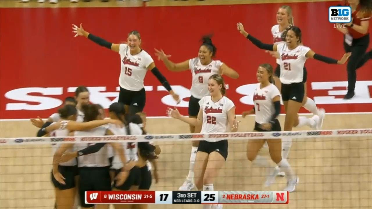 Nebraska vs Wisconsin | 2024 Women's College Volleyball, Nov 23 2024