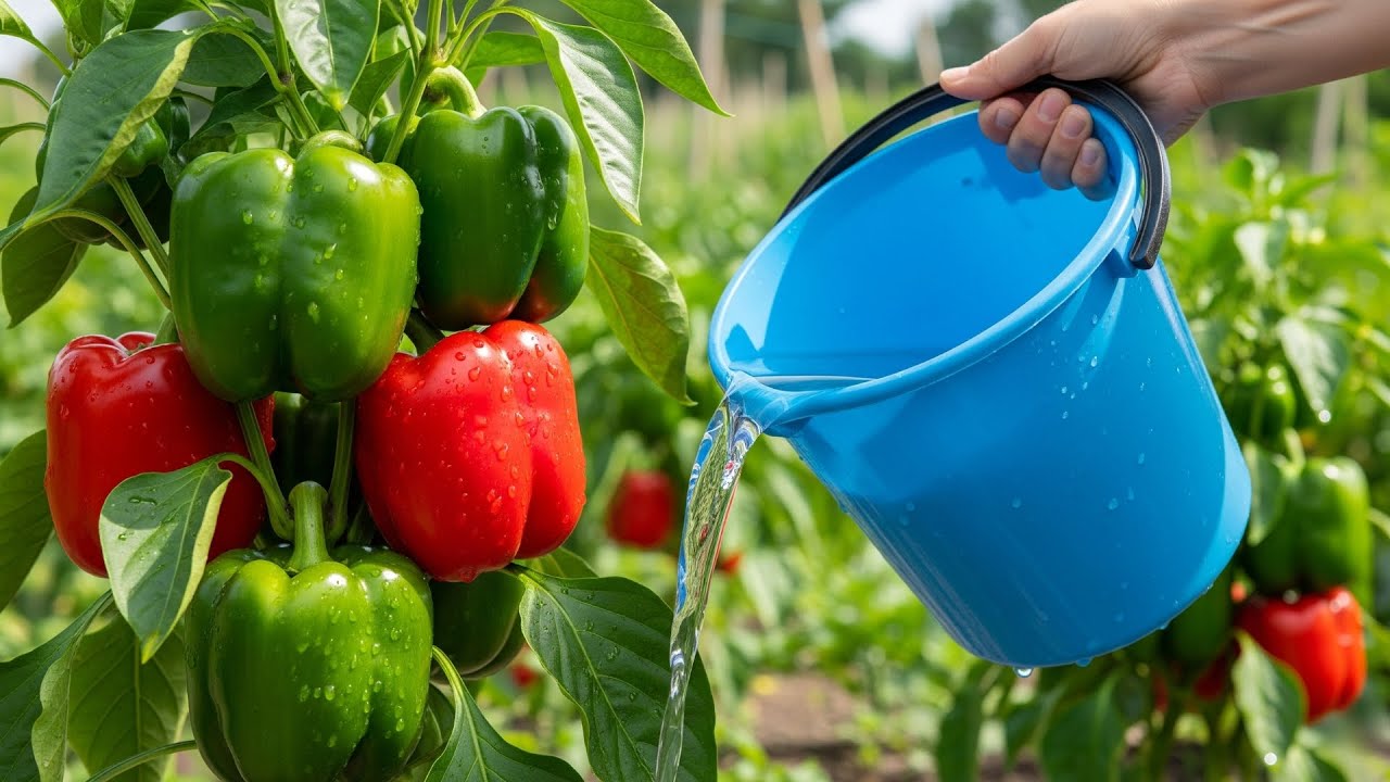 Я полил ЭТИМ свои перцы, и теперь у меня рекордный урожай.