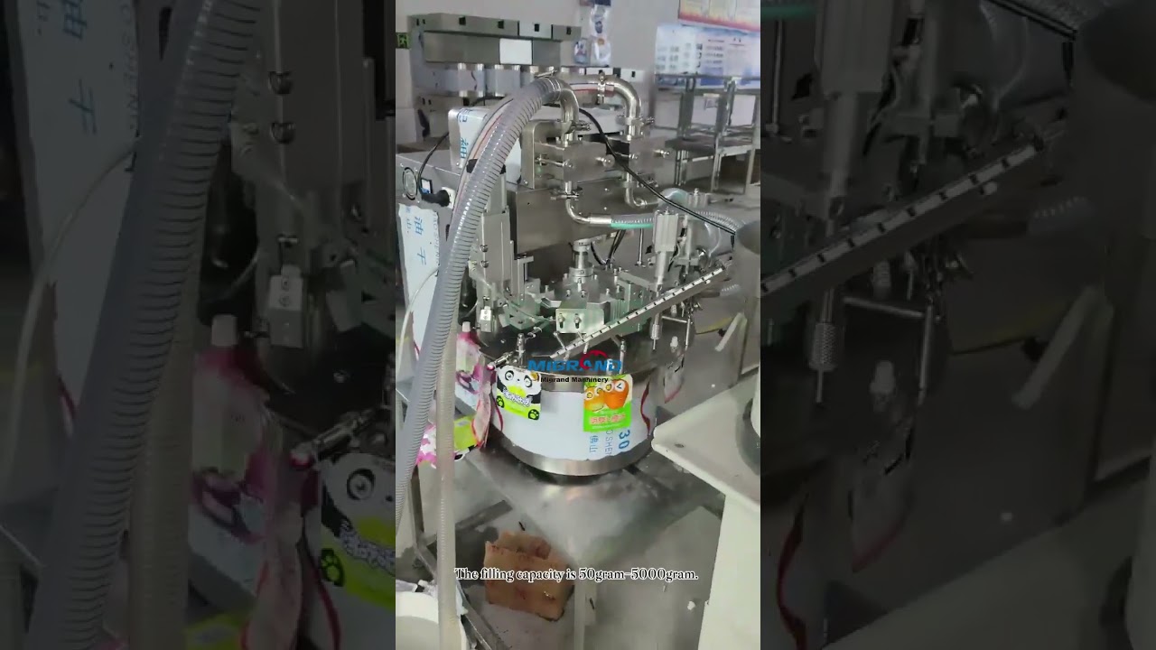 Automatic spout pouch filling capping machine for Jelly                                  #machine