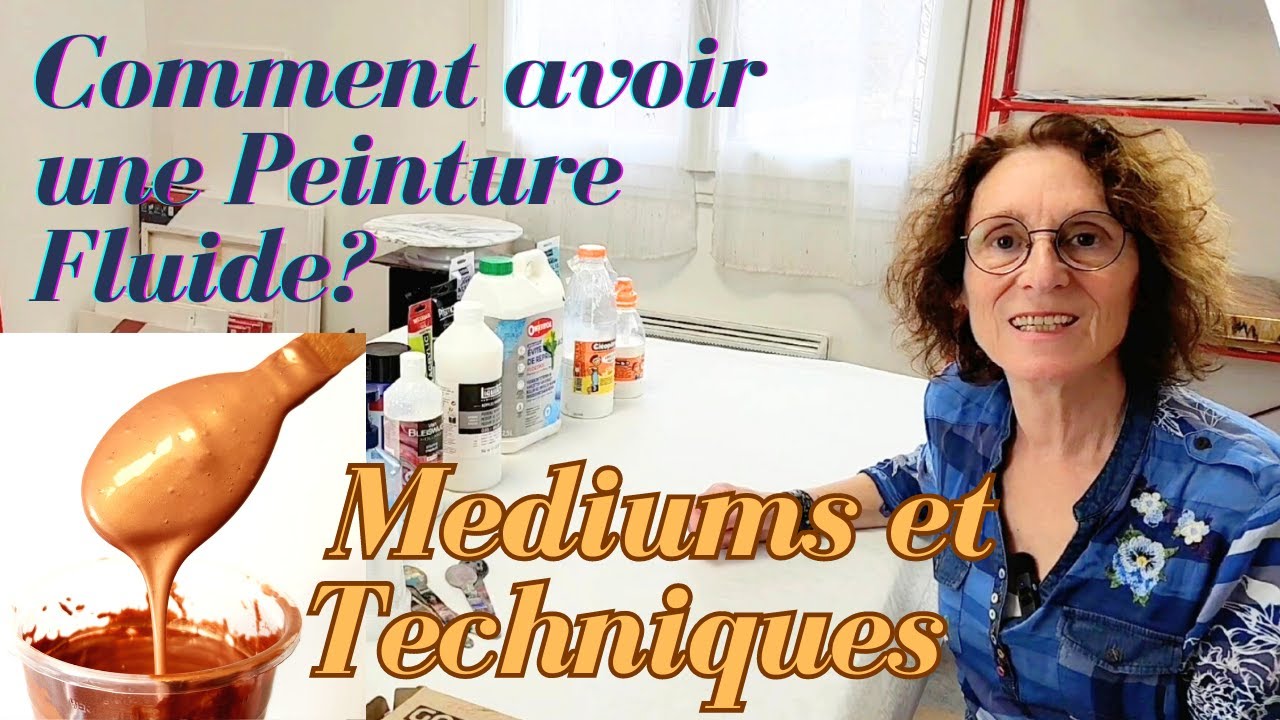 Comment avoir une Consistance Fluide Peinture Acrylique #acryliquepouring