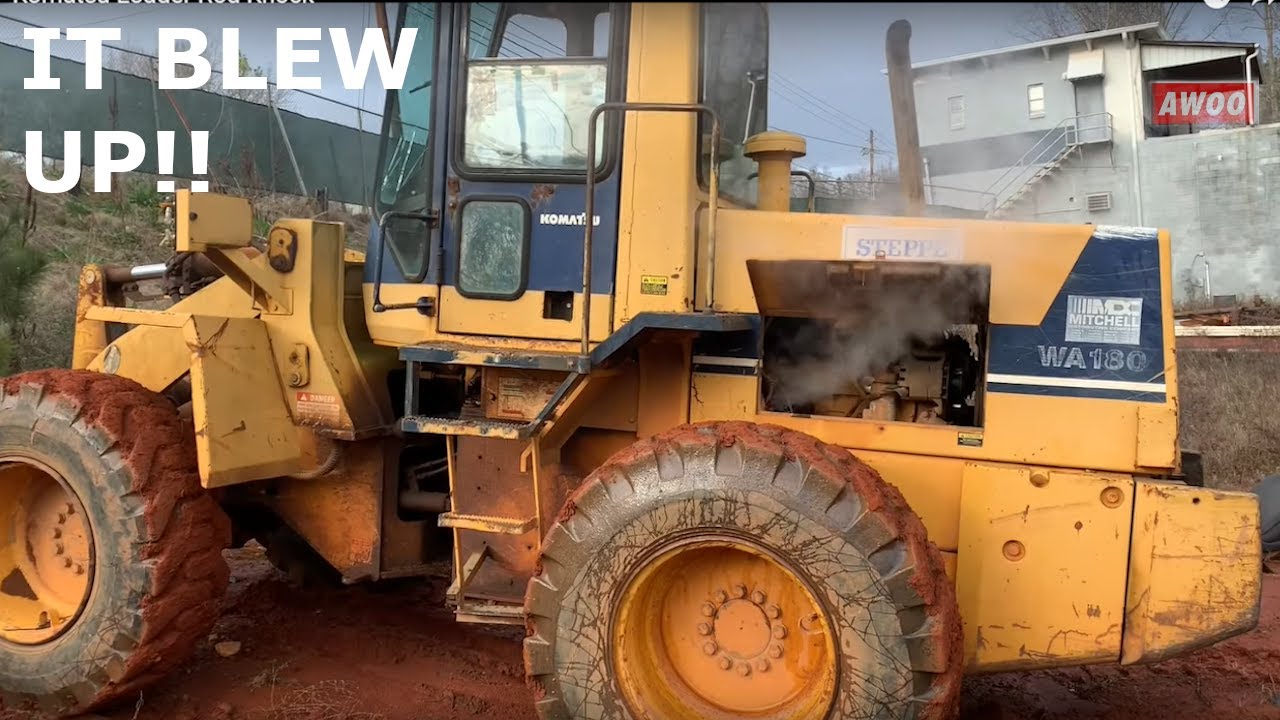 Komatsu WA180 Rod Knock!