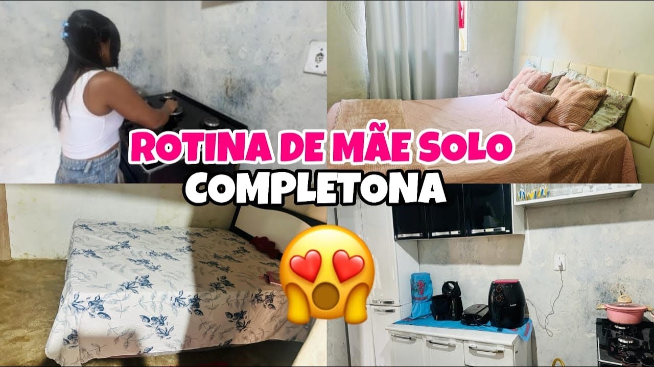 Rotina Mãe solo coloquei//Minhas Filhas pra mim ajudar 