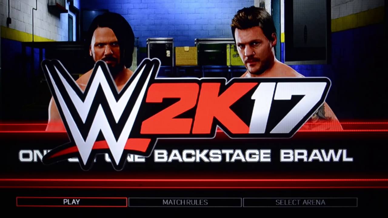 WWE 2K17 Xbox 360 Gameplay Backstage Brawl Aj Styles vs Chris Jericho