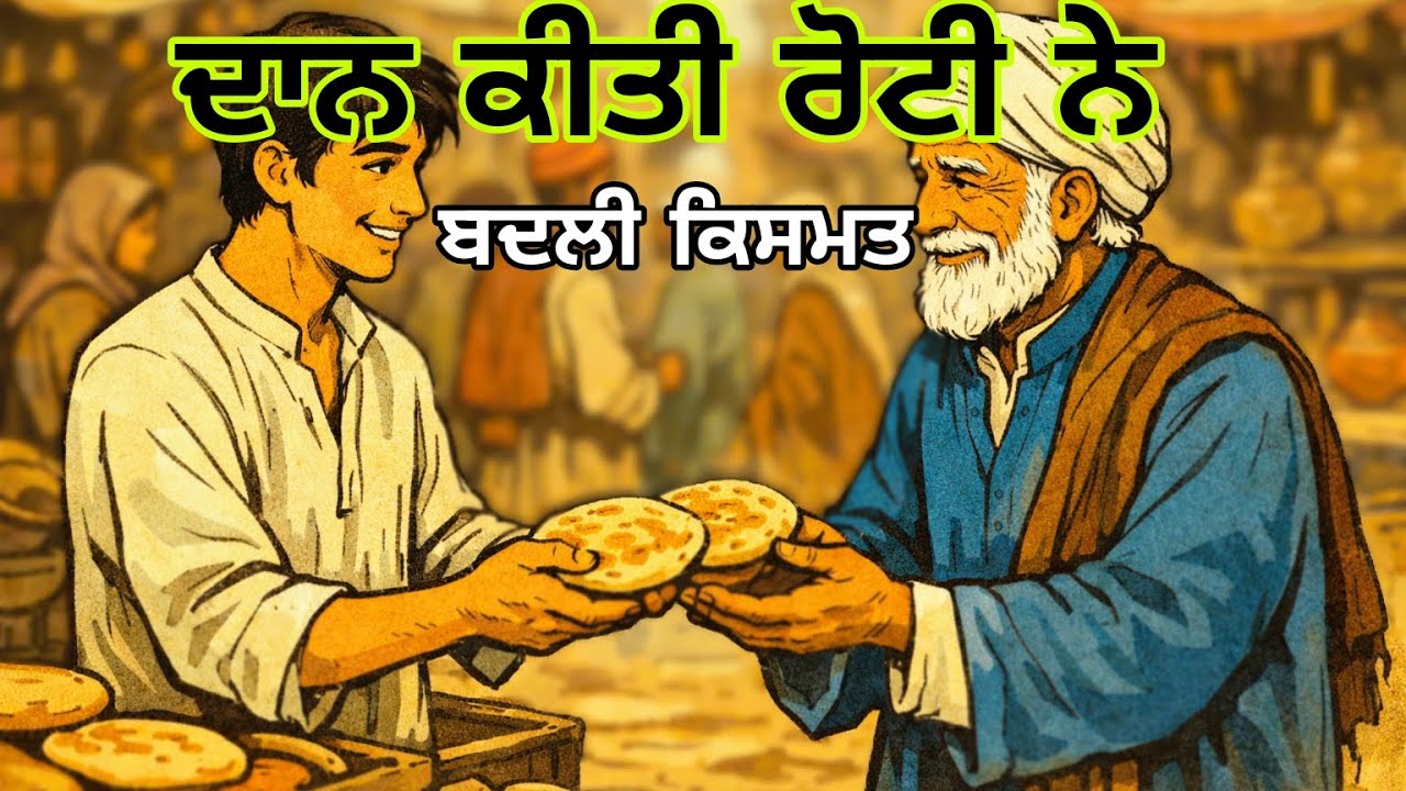 ਦਾਨ ਕੀਤੀ ਰੋਟੀ ਨੇ ਬਦਲੀ ਕਿਸਮਤ #punjabistory #punjabikahanian