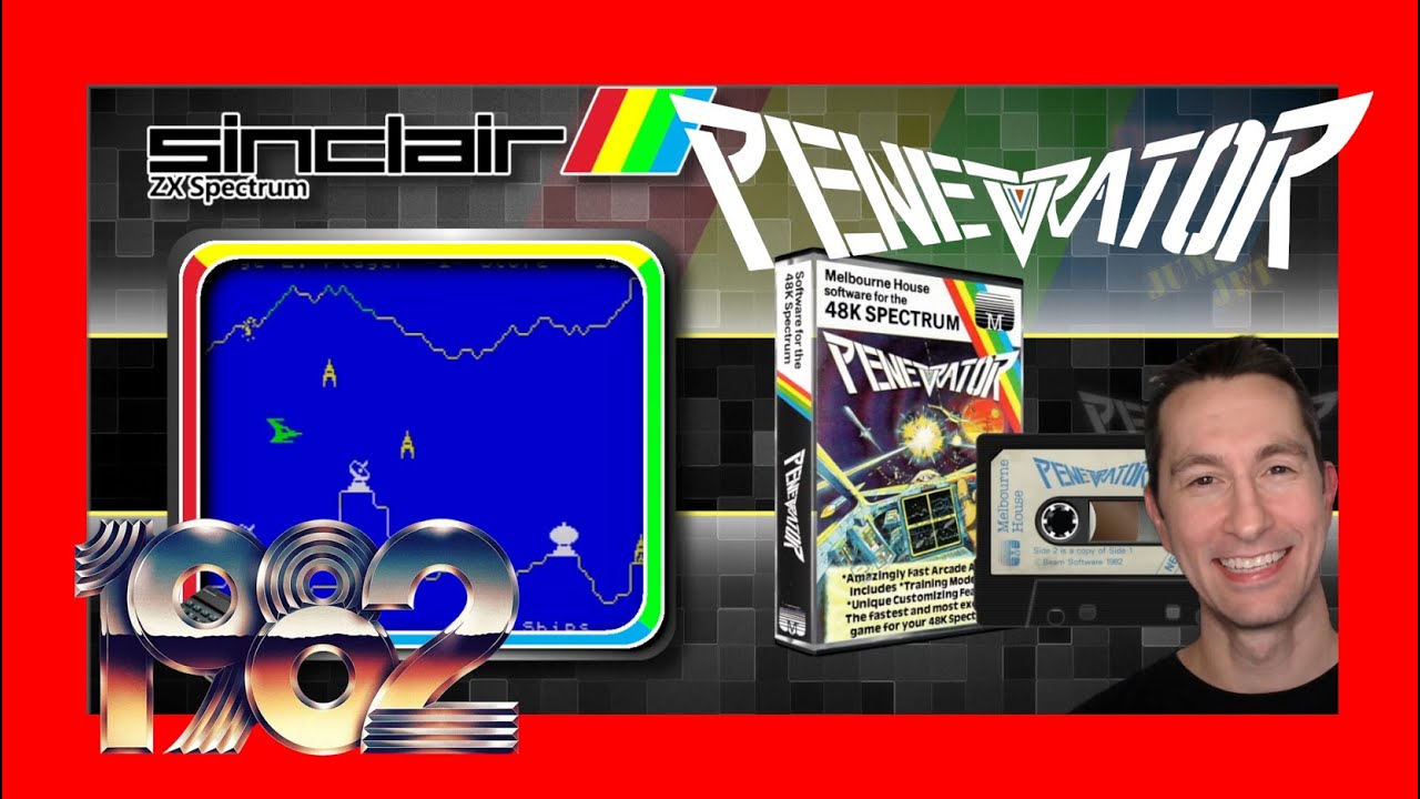 Penetrator (ZX Spectrum) - Хронологический обзор игр (CG) #zxspectrum #видеоигры #шутеры