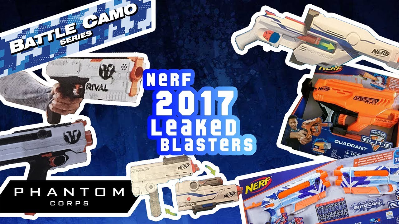 Nerf Leaks Blasters 2017 September LineUp