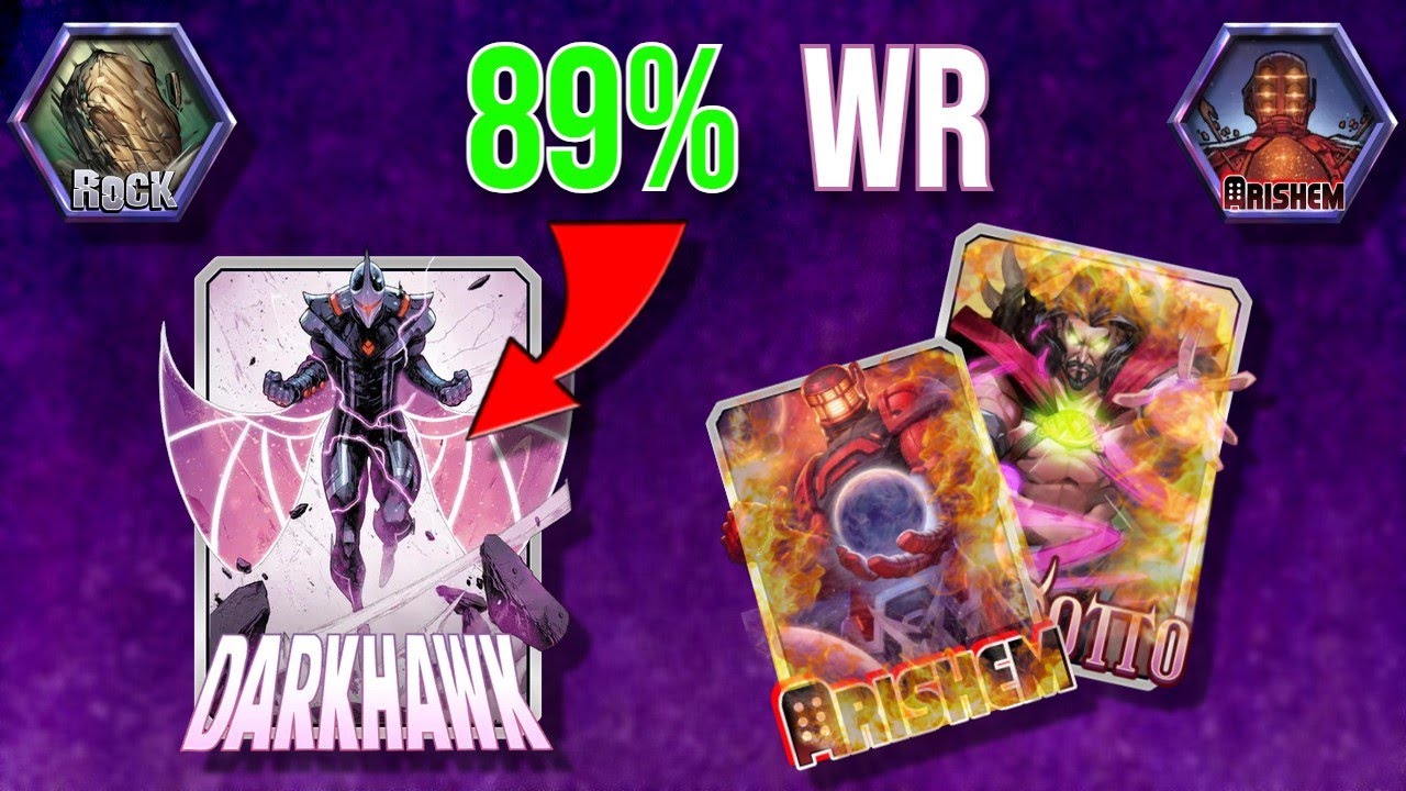89% Win Rate Darkhawk/Ronin deck DESTROYS THE META! | Marvel Snap