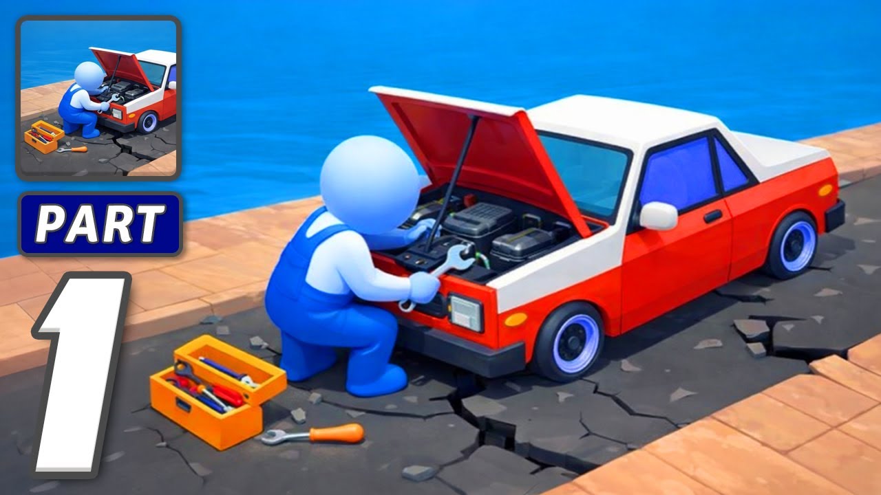 Car Care Idle - Gameplay Walkthrough Part 1 - Cars Shine Profits Rise (iOS, Android)