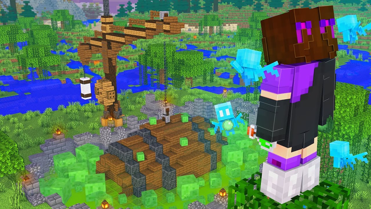 Melhor Farm de Slime no Minecraft 1.21.5