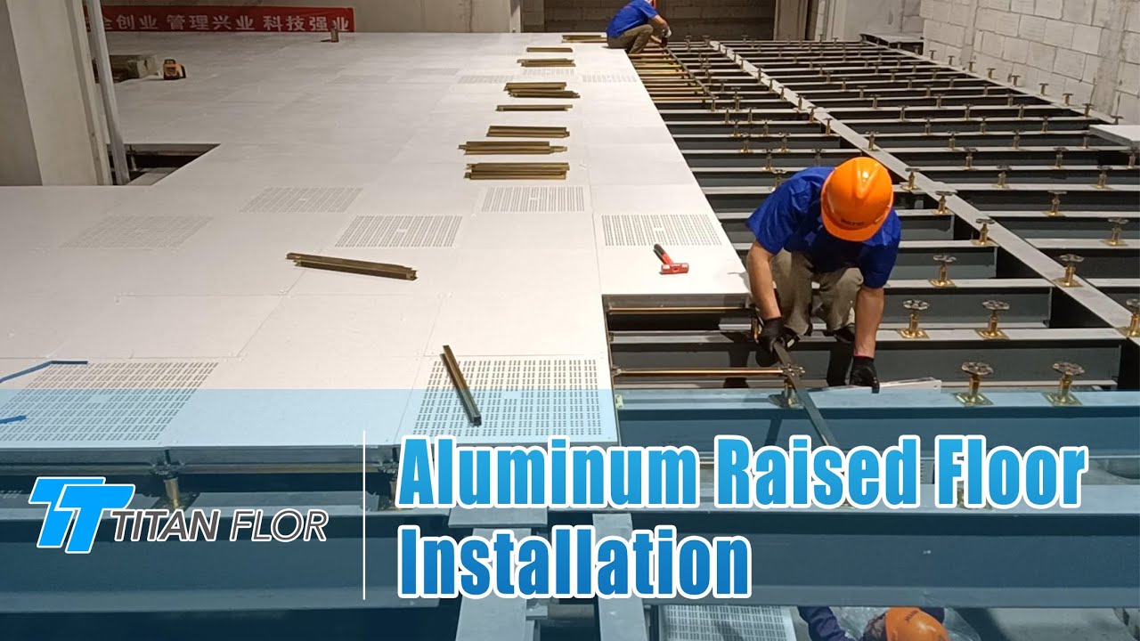 Aluminum Raised Floor System Installation -- Titanflor