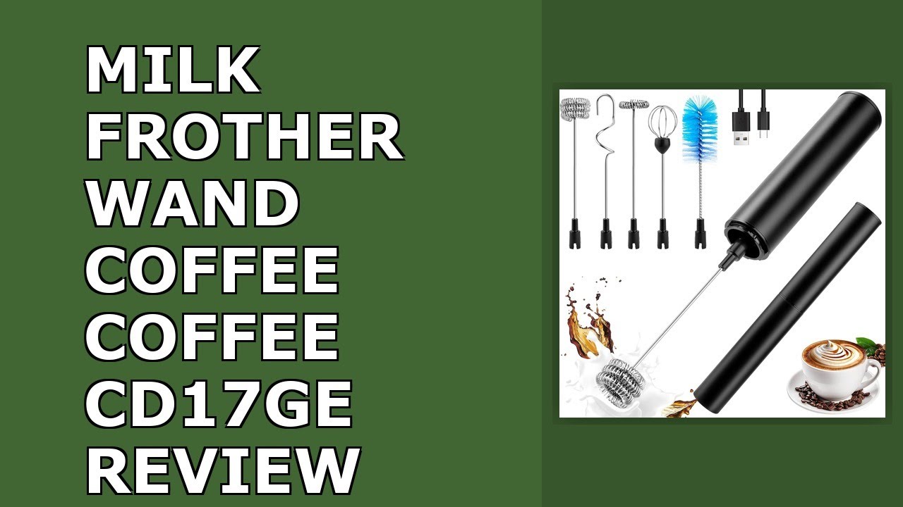 Milk Frother Wand for Coffee, Coffee Foamer Drink Mixer,Handheld Frother Rechargeable Review