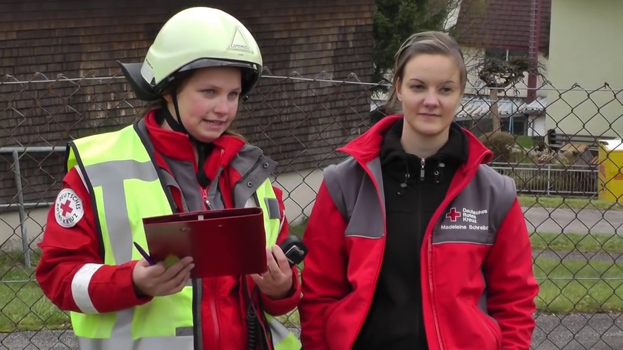 Jugendrotkreuz & Jugendfeuerwehr - Ausbildungsübung | DRK Feuerwehr DLRG Bergwacht