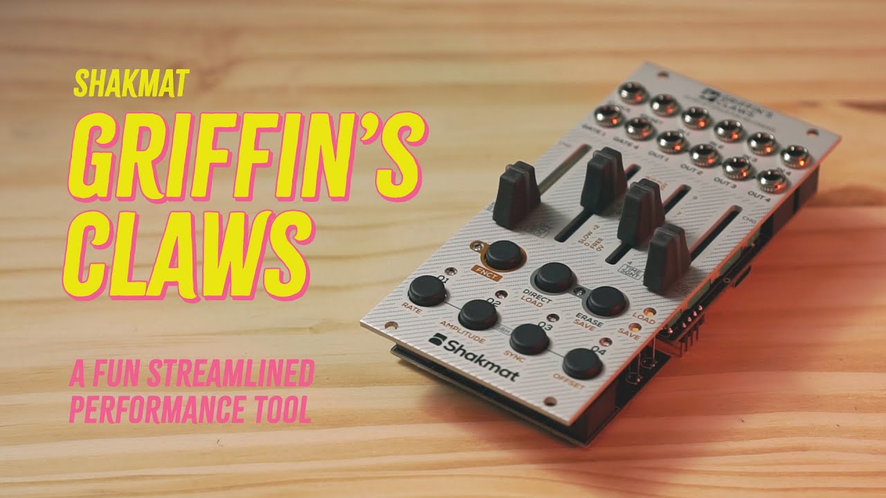 Shakmat Griffin's Claws: Fun Streamlined Performance Tool for Eurorack