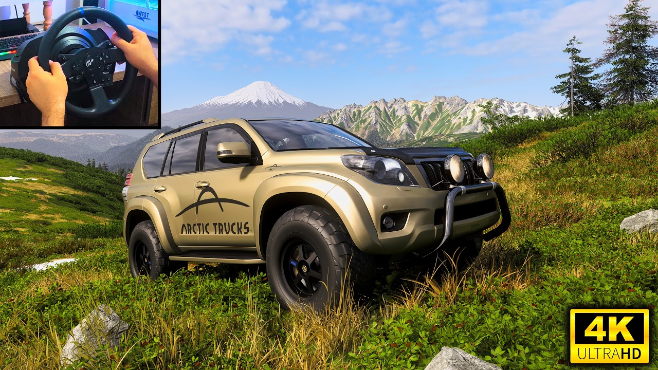 Toyota Land Cruiser Arctic Trucks AT37 2016 - Forza Horizon 6 | Steering Wheel Gameplay