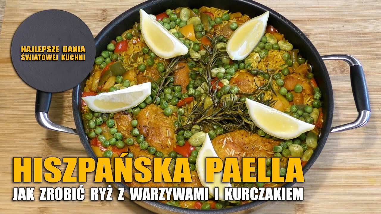 HISZPAŃSKA PAELLA👌| RYŻ Z WARZYWAMI I KURCZAKIEM👌