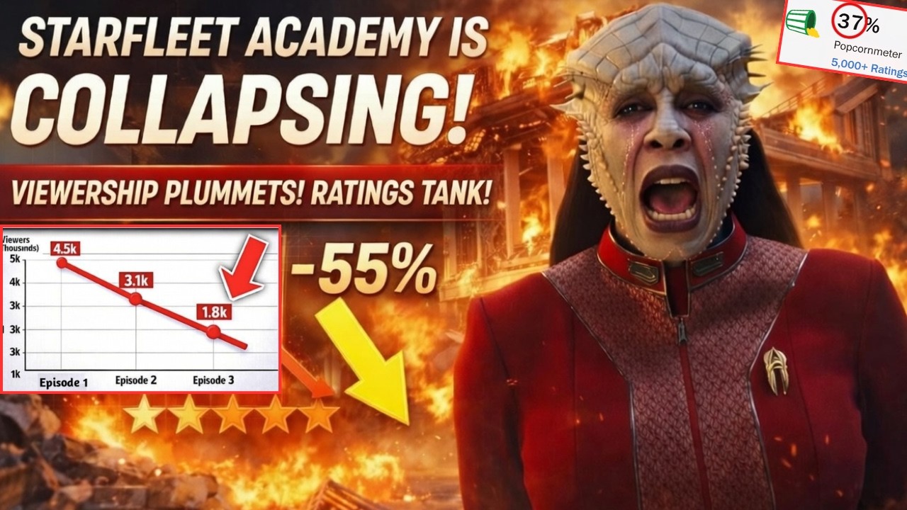 Академия Звездного флота рухнула на собственной платформе Paramount! Никто не смотрит!