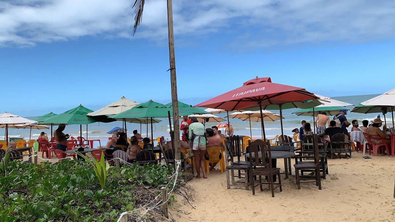 🏝️MOVIMENTO DA PRAIA DO MUNDAÍ EM PORTO SEGURO SEXTA-FEIRA