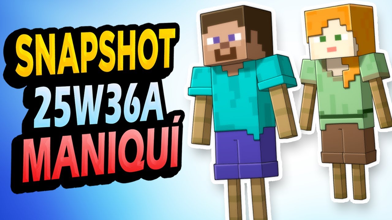 ✅ MANIQUÍES NPCs! 👉 Snapshot 25w36a Minecraft 1.21.9