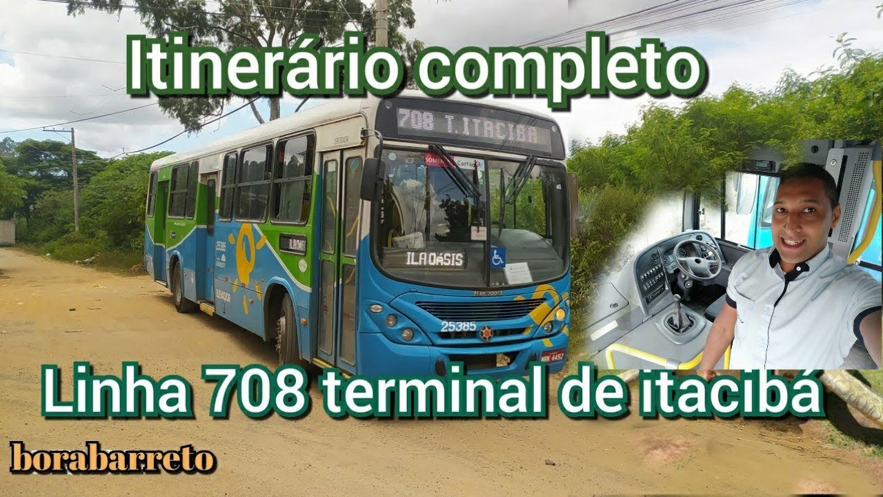 Motorista Barreto linha 708 Terminal de Itacibá