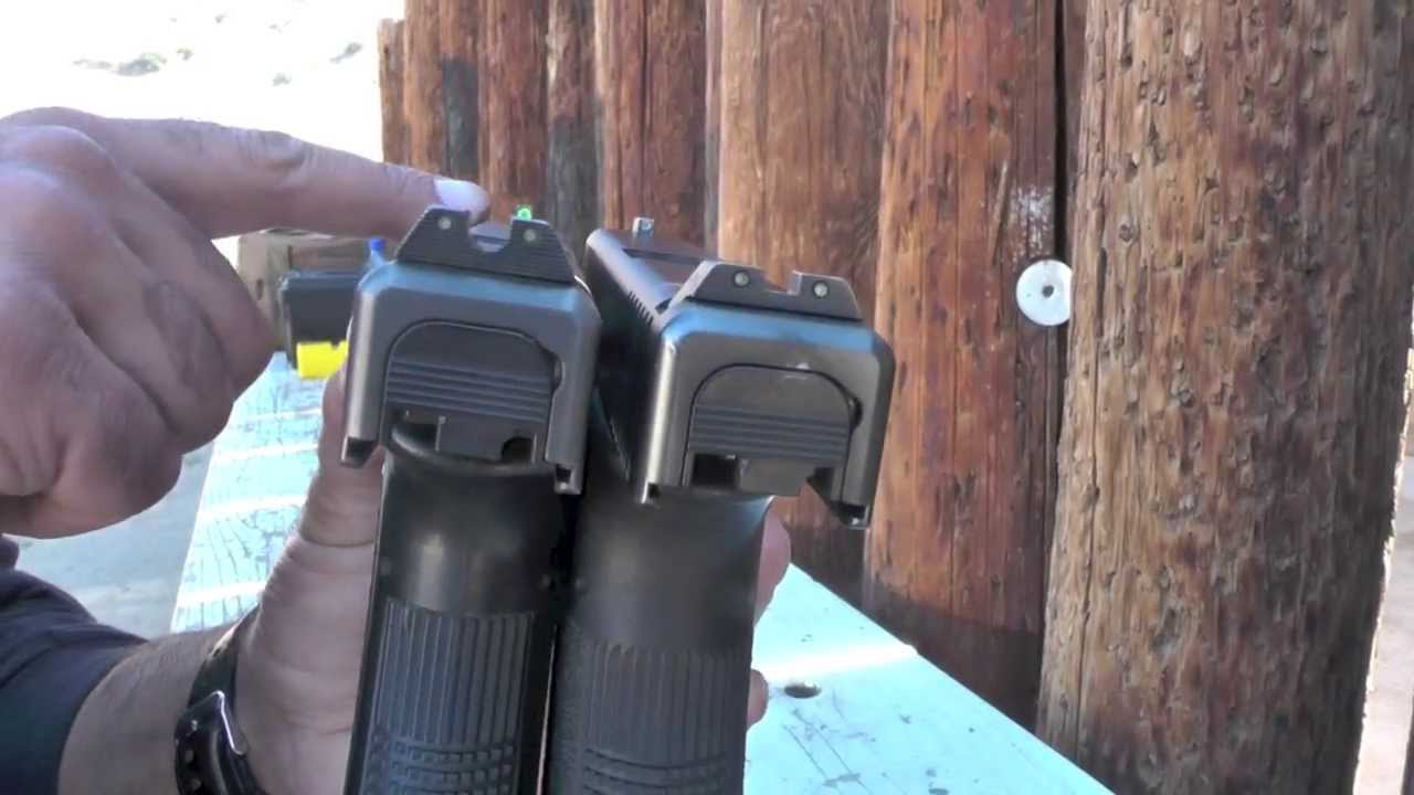 Trijicon HD Night Sights VS Trijicon Bright & Tough Night Sights