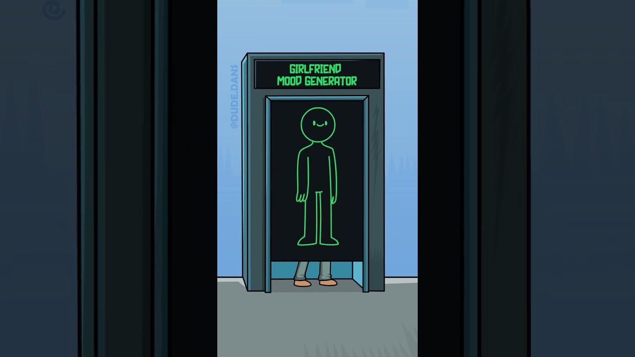 The Girlfriend Mood Generator Part 1 (Funny Animation) #shorts