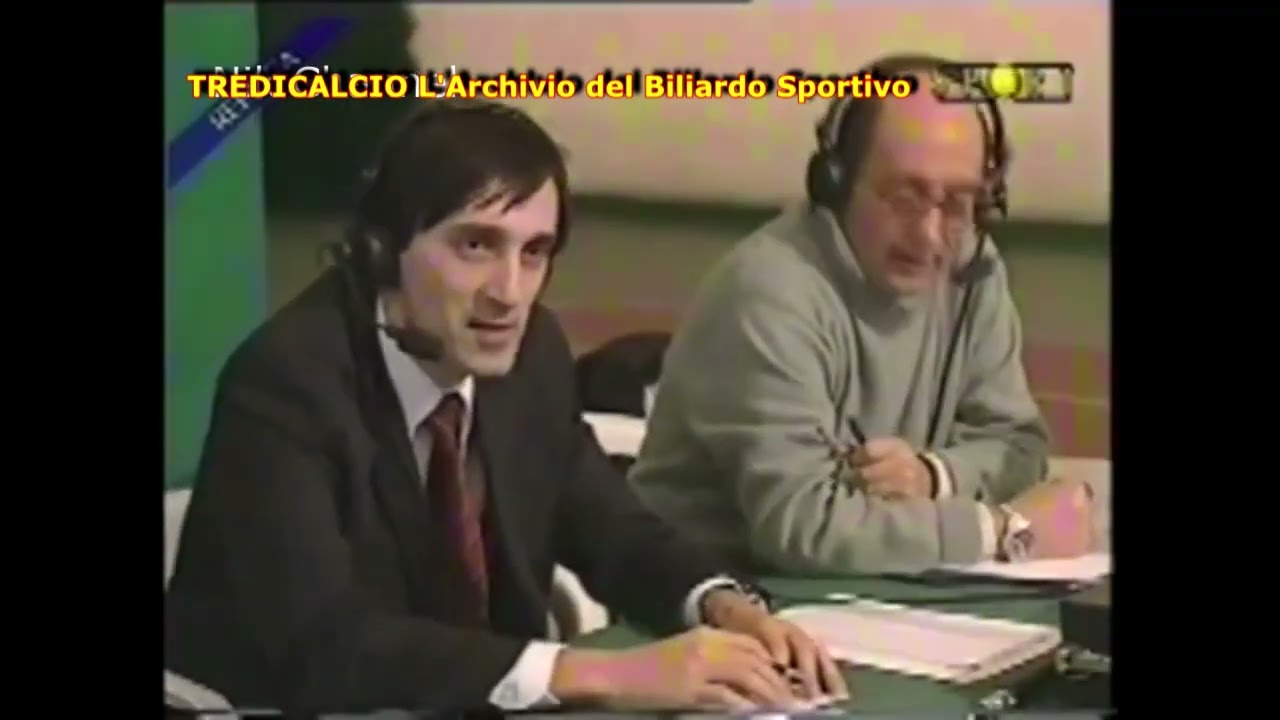 BOMBARDI vs ZITO  2^ PROVA 1°CAMPIONATO ITALIANO BILIARDO PRO 99/00 TORINO @TREDICALCIO