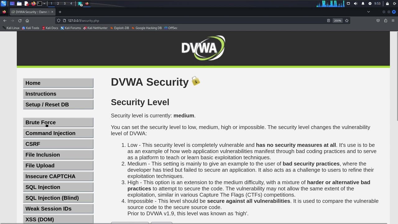 DVWA Brute Force Walkthrough With Burpsuite 💼 | #bruteforce #ethicalhacking #dvwa