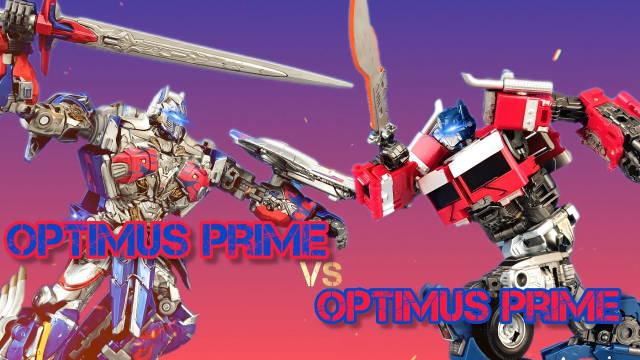 Optimus prime[ROTB] vs Optimus prime[BAYVERS] Stop Motion