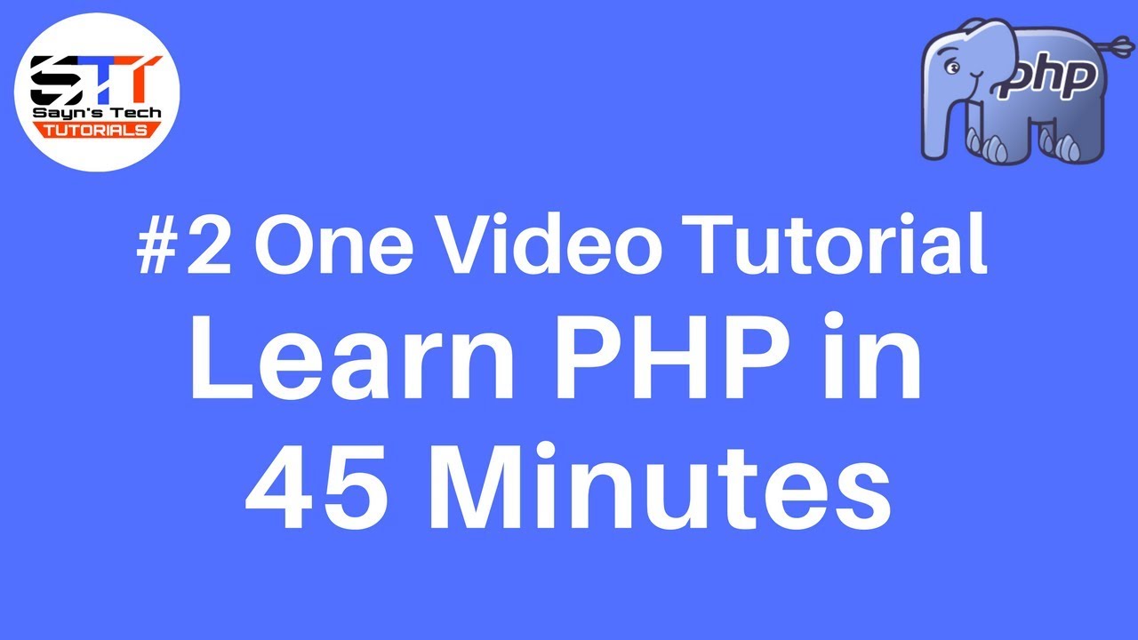 Learn PHP in 45 Minutes for Beginners [ Hindi Tutorial ]