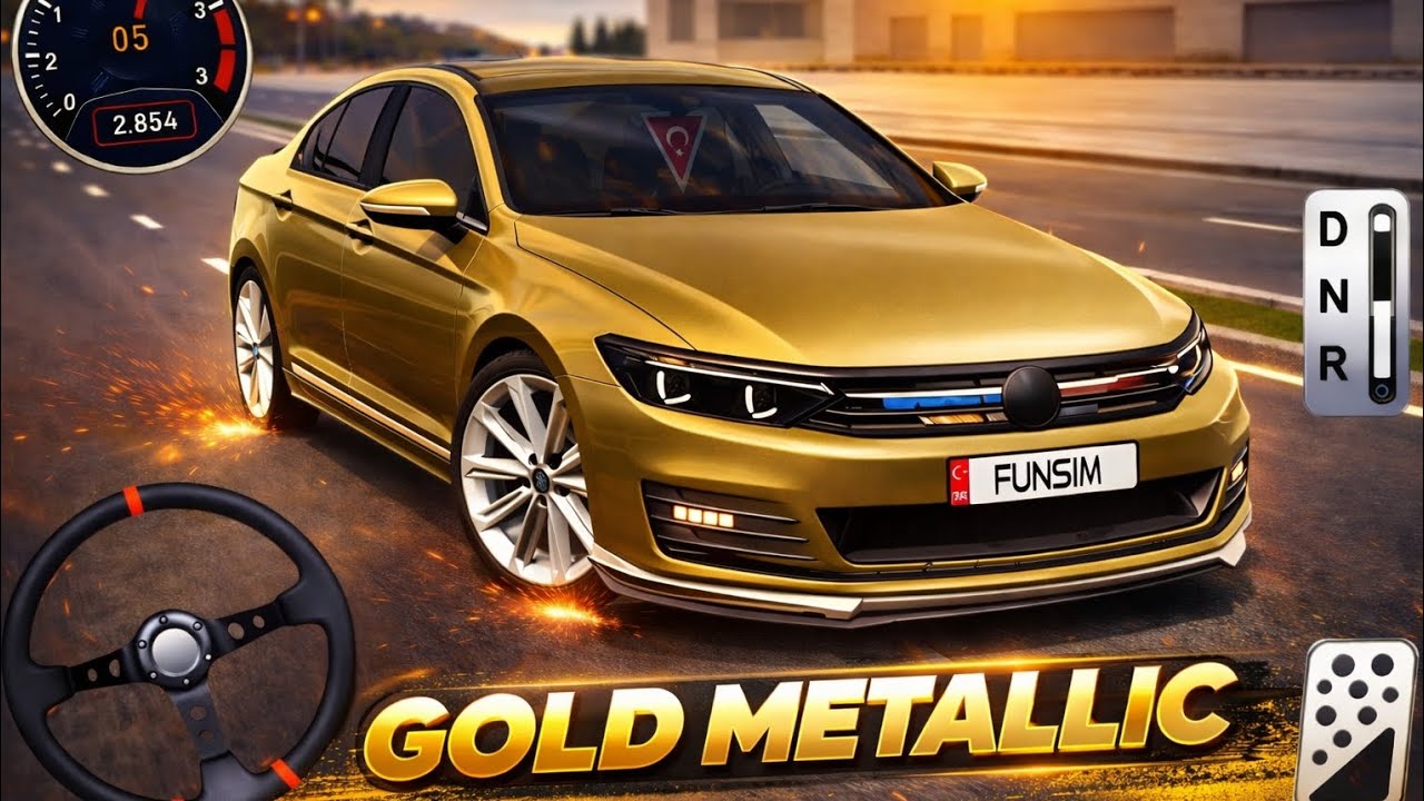 Modifiyeli Passat Purus Simulator Oyunu–Pasat City Araba Oyunu–Android gaming