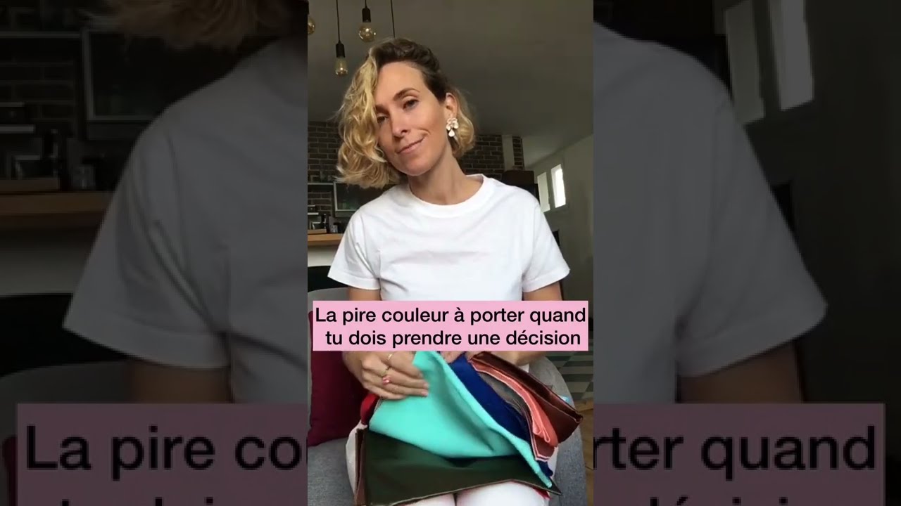 Pire couleur pour prendre une d&eacute;cision 😅 As-tu d&eacute;j&agrave; remarqu&eacute; ?  #couleurs #conseilenimage