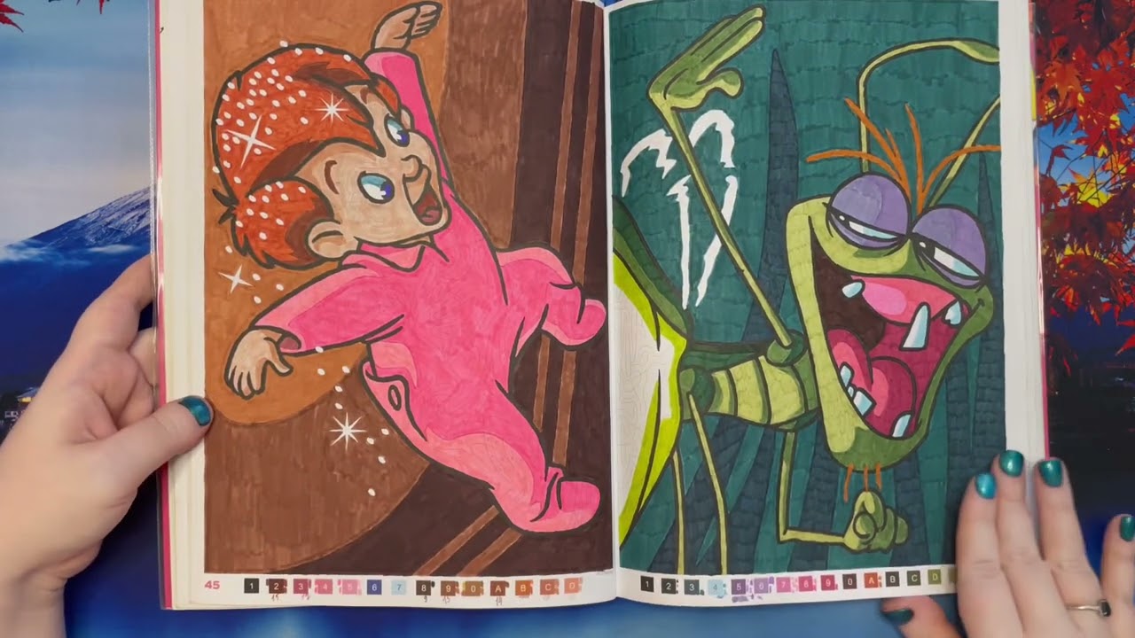 ПЕРВАЯ ЗАКОНЧЕННАЯ РАСКРАСКА ОТ HACHETTE TOME 3/ЛИСТАЛКА ЗАКОНЧЕННОЙ РАСКРАСКИ