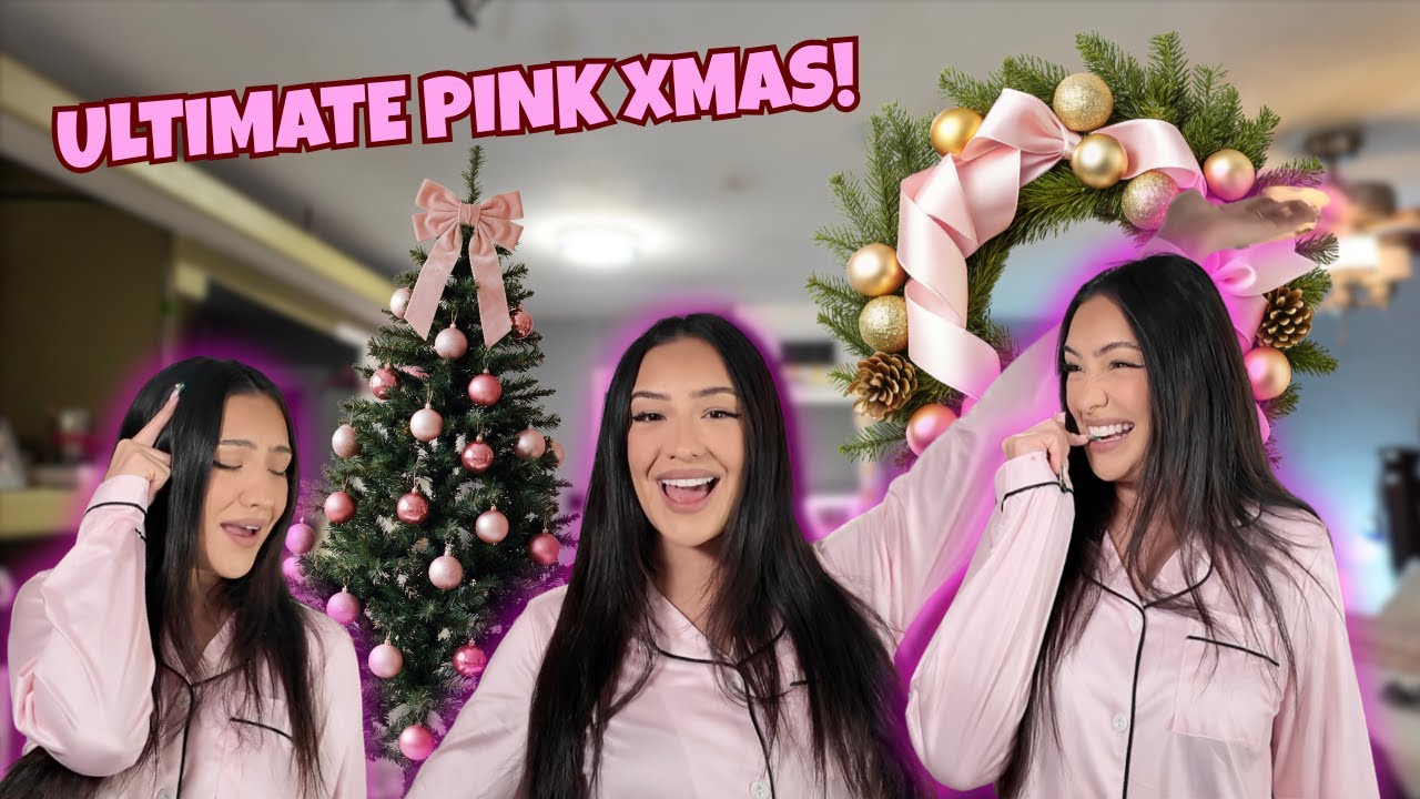 XMAS DECOR SHOPPING *PINK EVERYTHING