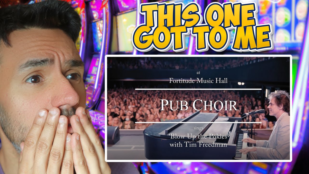 Tim Freedman & Pub Choir - Blow Up The Pokies (REACTION) First Time Hearing It