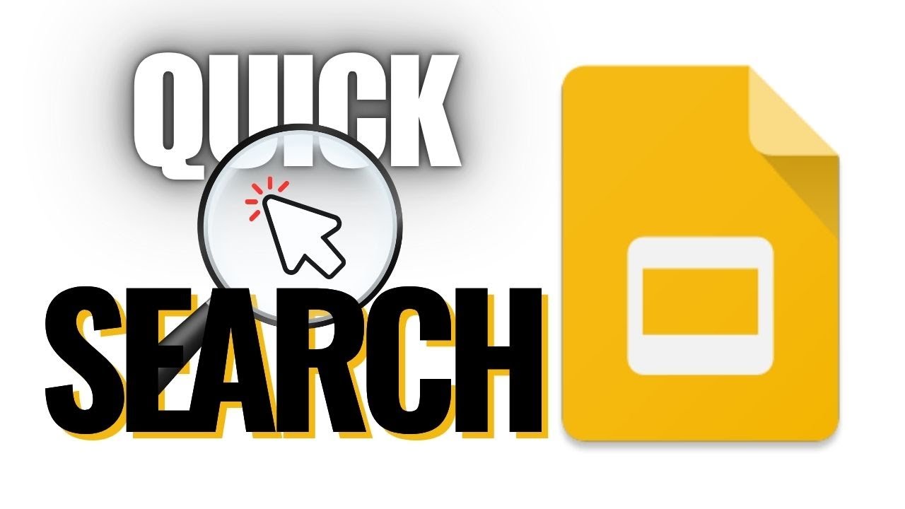 Quick Search with this Keyboard Shortcut | Google Slides (Quick Hack)