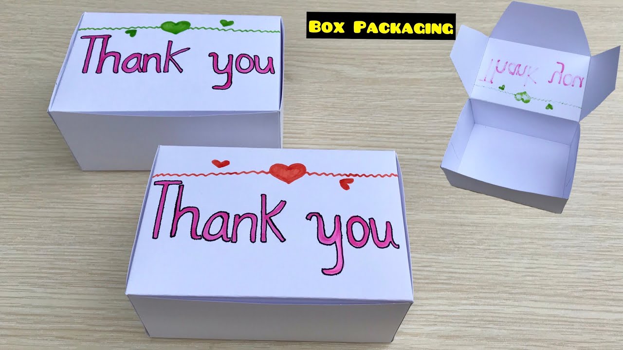 (539) Cách làm hộp gói hàng bằng giấy A4 /📦 / DIY Box Packaging