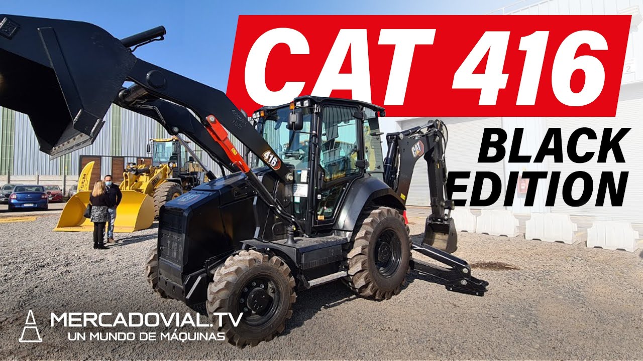 NUEVA Retroexcavadora CAT 416 BLACK EDITION | NextGen | Finning Chile | Mercado Vial TV