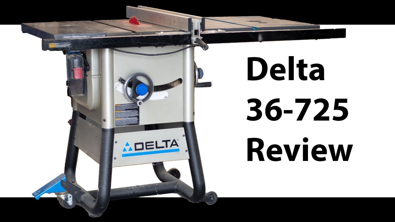 Delta 36-725 Table saw review.  After 3 years