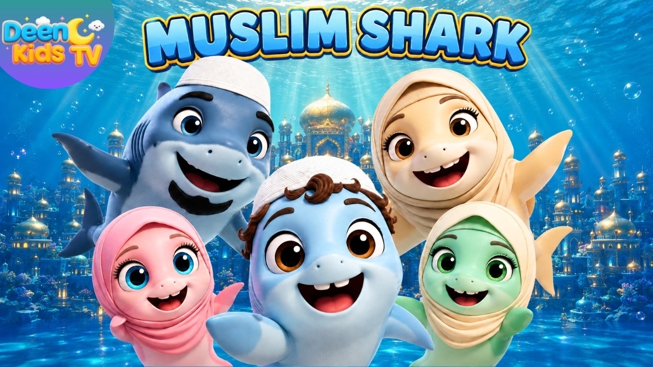 Muslim Shark do do( New Version) | muslim kids nursery rhymes | Deen kids tv