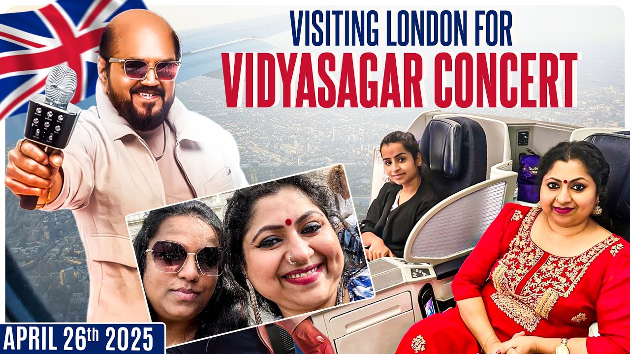 Visiting London For Vidyasagar Concert❤️ | Binni Krishnakumar