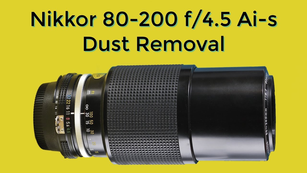 Nikon Nikkor 80-200 f/4.5: Удаление пыли