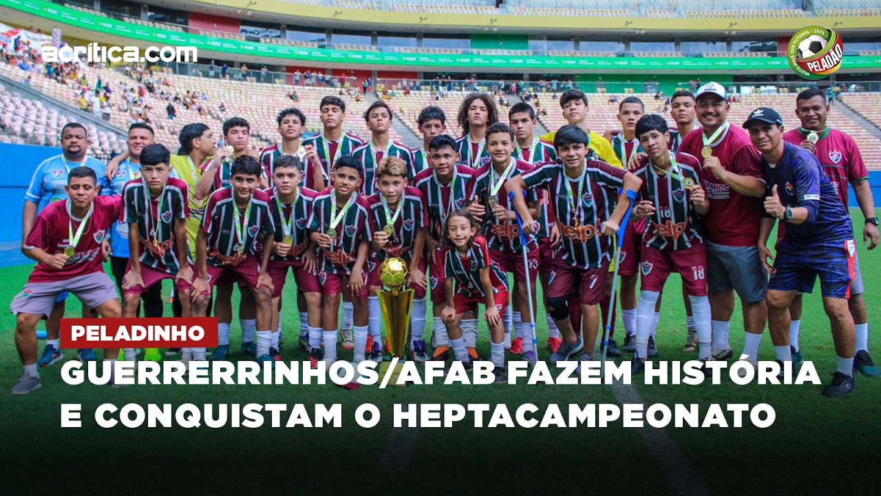 Peladinho: Guerrerrinhos/AFAB fazem história e conquistam o heptacampeonato | PELADÃO 2025