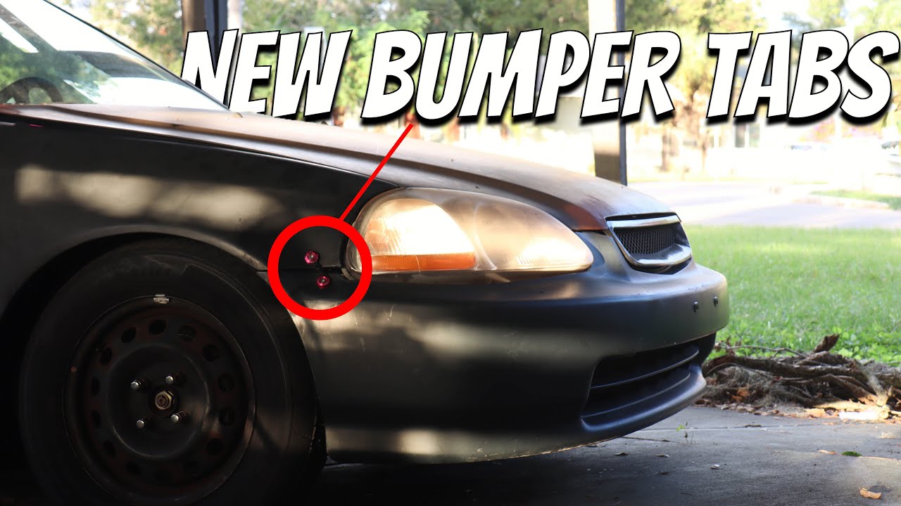 MY EK Civic Gets A Quick Release Bumper - Installed It In 5mins!