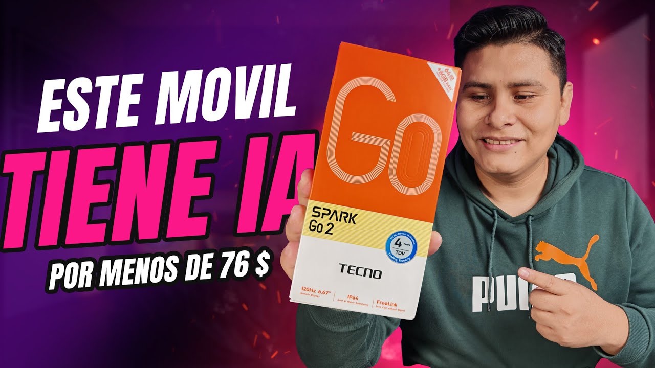 TECNO SPARK GO 2│UNBOXING versión LATINOAMERICA│¡Con IA y Resistencia a CAÍDAS!🤯