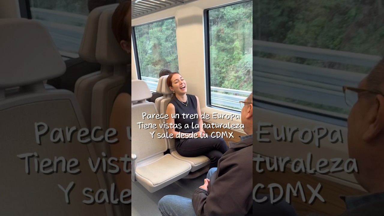 Me sub&iacute; al nuevo tren de CDMX a Toluca! 🚊🌲 #tren #cdmx #edomex