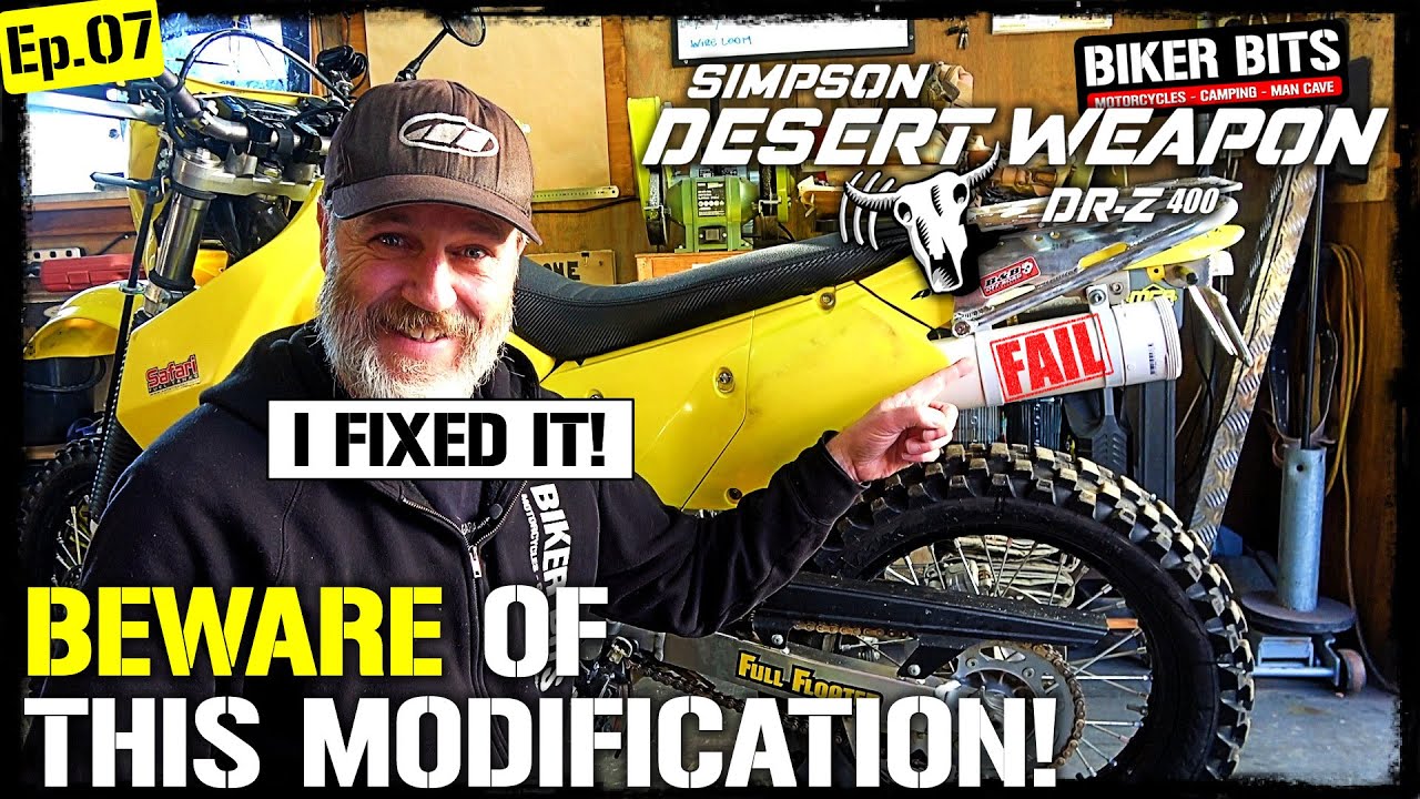 DRZ400E - New Tool Tube & FIX  - Ep.07!