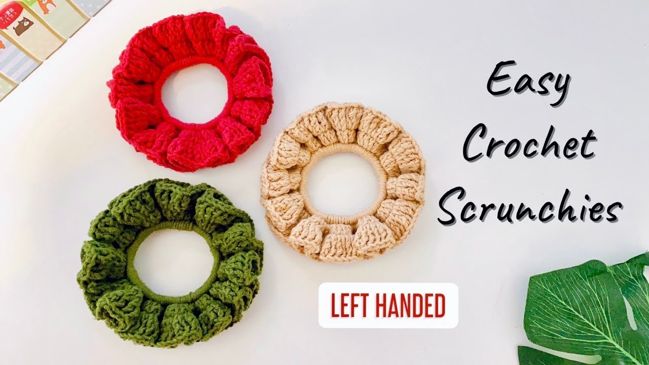 MÓC TAY TRÁI: Hướng dẫn móc dây buộc tóc xinh xắn | NoLi Handmade
