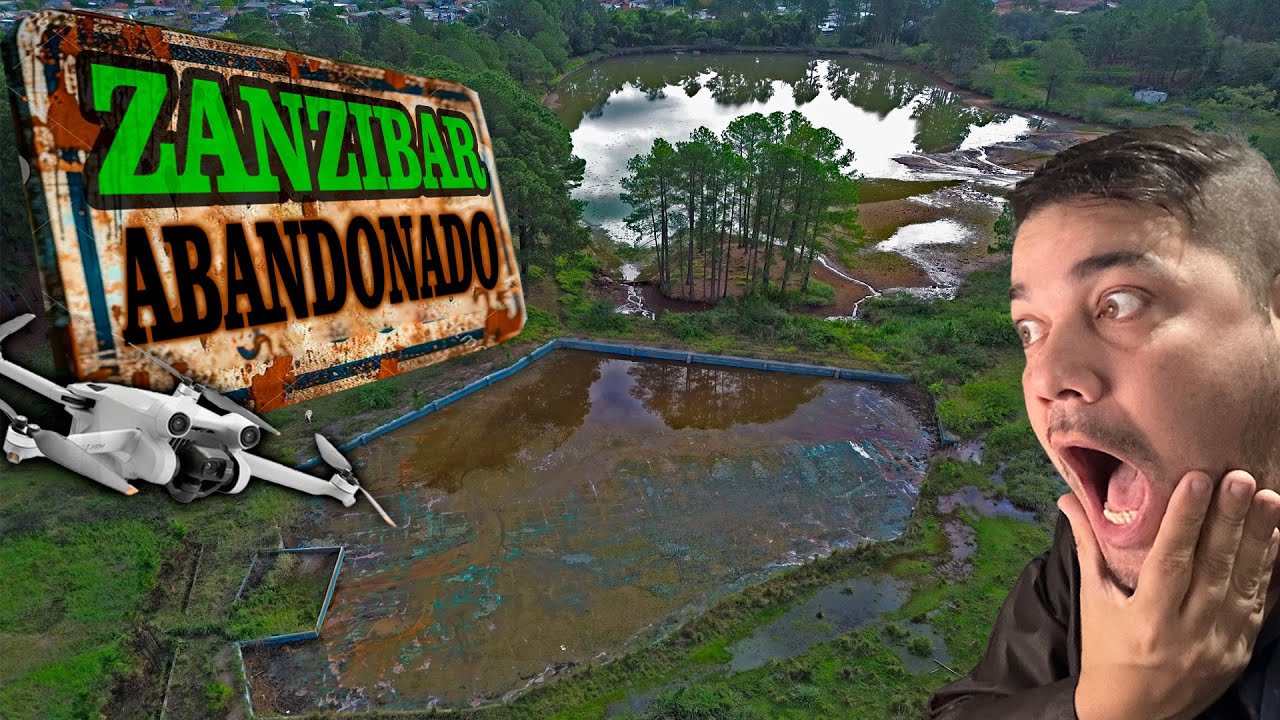 Fui em 3 Balnearios Abandonados - Pesque e Pagues dos anos 90 com Drone e no local
